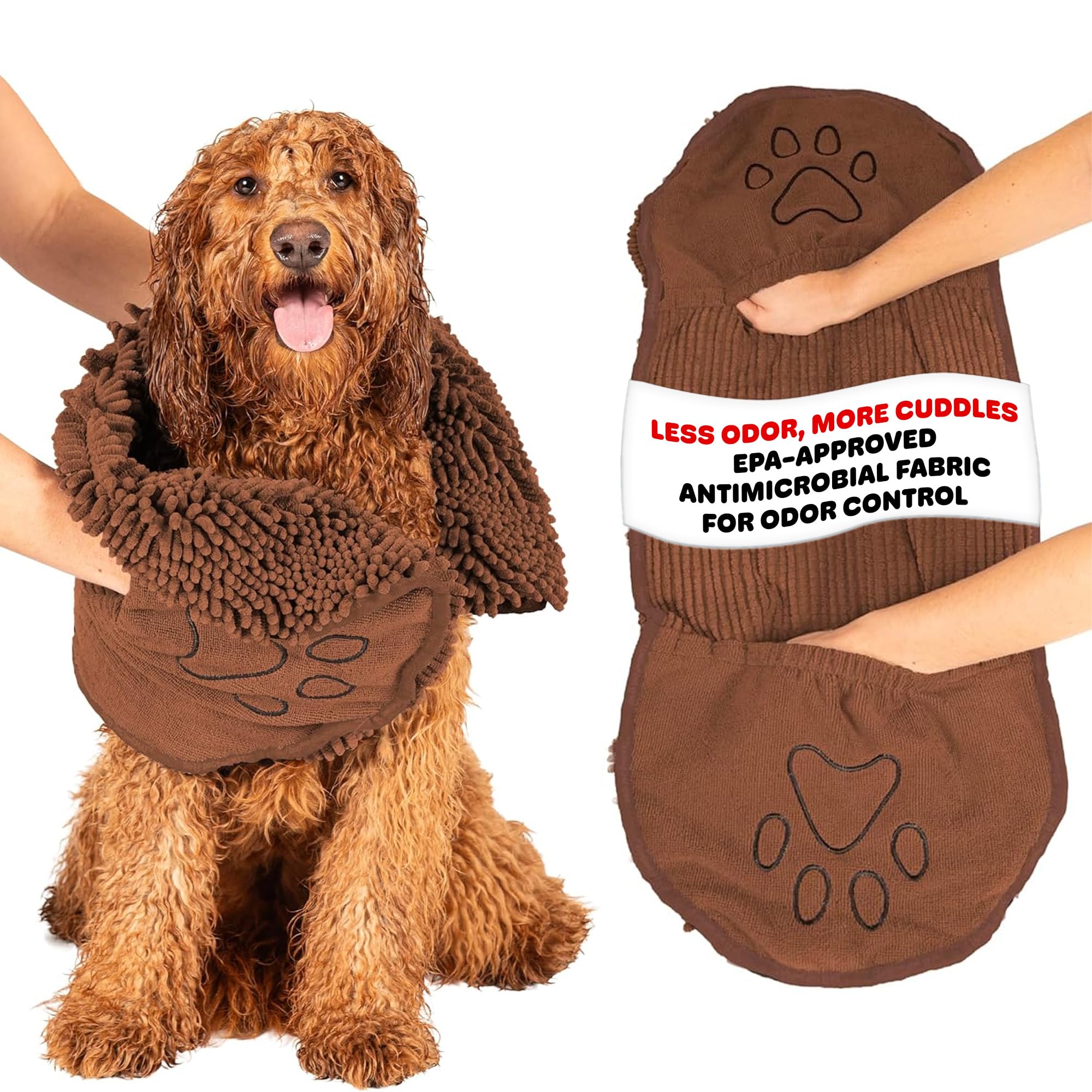 Amazon.com: Dog Gone Smart The Dirty Dog Shammy - Antimicrobial